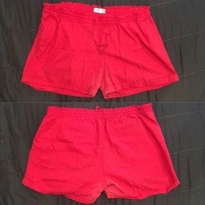 Red stretchy shorts‼️ | perfect for the summer! ☀️